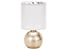 Produkt: lampa stołowa Perlo ceramiczna biało-złota