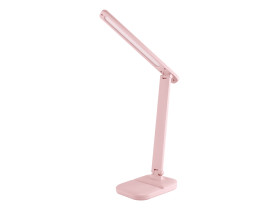 lampka biurkowa Zet LED z tworzywa sztucznego różowa