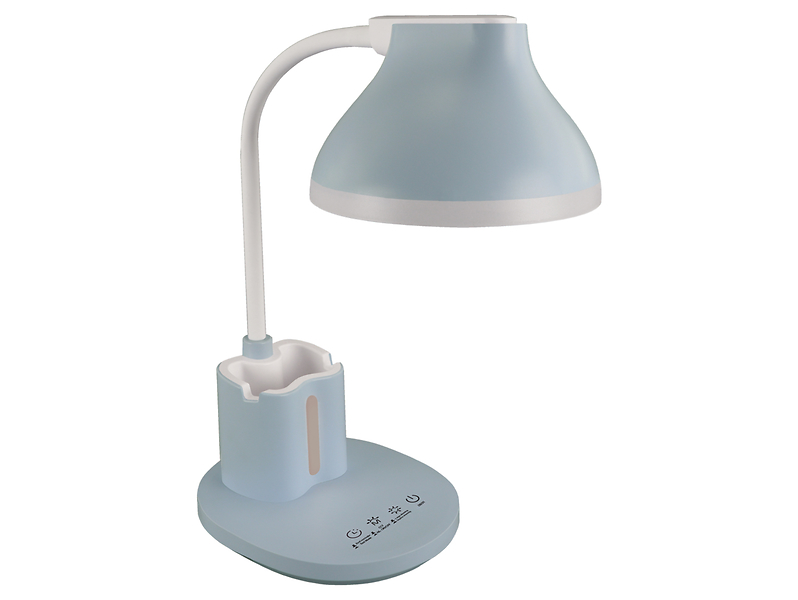 lampka biurkowa Debra LED z tworzywa sztucznego szara, 998921