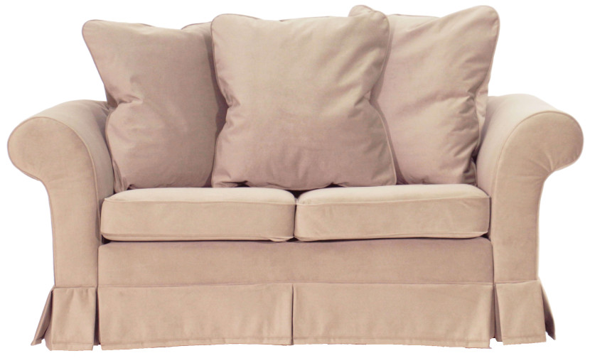 ESTELLA 120 - beżowa sofa dwuosobowa z funkcją spania, 999549