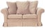 Inny kolor wybarwienia: ESTELLA 120 - beżowa sofa dwuosobowa z funkcją spania
