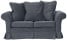 Inny kolor wybarwienia: ESTELLA 120 - antracytowa sofa dwuosobowa z funkcją spania