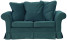 Inny kolor wybarwienia: ESTELLA 120 - morska sofa dwuosobowa z funkcją spania