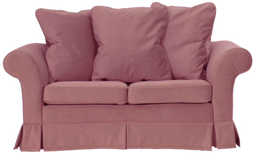 ESTELLA 120 - różowa sofa dwuosobowa z funkcją spania, 999625