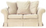 Inny kolor wybarwienia: ESTELLA 120 - jasna beżowa sofa dwuosobowa z funkcją spania