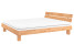 Łóżko bukowe, Garos, 90x200 cm, nogi 25 cm, z zagłówkiem, 9996706