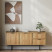 Komoda 150 cm do salonu dwudrzwiowa ELVIO hikora naturalna, 9999706