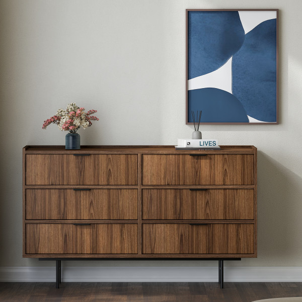 Komoda 150 cm ELVIO z szufladami orzech warmia, 9999712