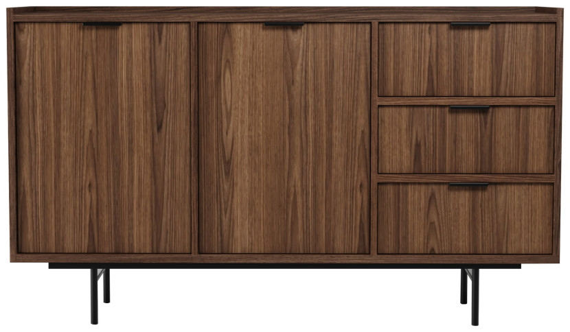Komoda 150 cm z szufladami ELVIO orzech warmia, 9999721