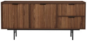 Komoda 150 cm do salonu dwudrzwiowa ELVIO orzech warmia