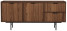 Komoda 150 cm do salonu dwudrzwiowa ELVIO orzech warmia, 9999726