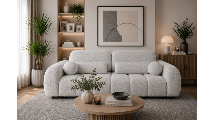 Sofa Bubble szara