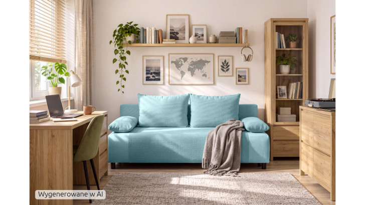 Sofa Nius i Kaspian dąb mauvella