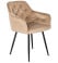 Produkt: Krzesło VIKI Beż Welurowe do Salonu Jadalni Loft