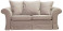 Produkt: ESTELLA 140 - beżowa sofa dwuosobowa rozkładana