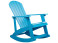 Produkt: Ogrodowy fotel bujany na płozach niebieski