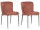 Produkt: Zestaw 2 krzeseł do jadalni brązowy