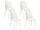 Produkt: Zestaw 4 krzeseł białych styl nowoczesny