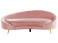 Produkt: Sofa welurowa w stylu glamour pastelowy róż