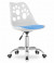 Produkt: Krzesło obrotowe PRINT - biało-niebieskie