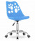 Produkt: Krzesło obrotowe PRINT - niebieskie