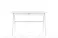 Produkt: Drewniane biurko z szufladami Visby EDDA / biały RAL