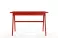Produkt: Drewniane biurko z szufladami Visby EDDA / czerwony