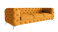 Produkt: Ropez Chelsea sofa 3 pikowana pomarańczowa nogi srebrne