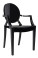 Produkt: Krzesło LOUIS czarne - poliwęglan