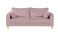 Produkt: Ropez Beata sofa 3 osobowa wysokie nóżki welur różowy