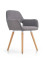 Produkt: Krzesło Luizjana szare/buk