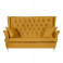 Produkt: Sofa kanapa uszak Gaja skandynawska Family glamour żółty