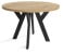 Produkt: Stół rozkładany okrągły 90/190 - Craft złoty + n. czarne