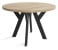 Produkt: Stół rozkładany okrągły 90/190 - Dąb sonoma + n. czarne