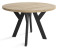 Produkt: Stół okrągły nierozkładany 90 - Dąb sonoma + n. czarne