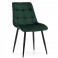 Produkt: Krzesło tapicerowane welurowe CHIC velvet aksamit zielony