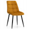 Produkt: Krzesło tapicerowane welurowe CHIC velvet aksamit curry