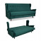 Produkt: Wersalka sofa uszak kanapa rozkładana Ari zielona