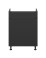 Produkt: szafka kuchenna pod zlewozmywak Sole L6 60 cm z szufladą czarny mat