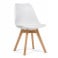 Produkt: Krzesło skandynawskie z poduszką DUBLIN biały