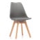 Produkt: Krzesło skandynawskie z poduszką DUBLIN szary