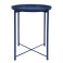 Produkt: Stolik okrągły metalowy w stylu Loft - ciemnoniebieski