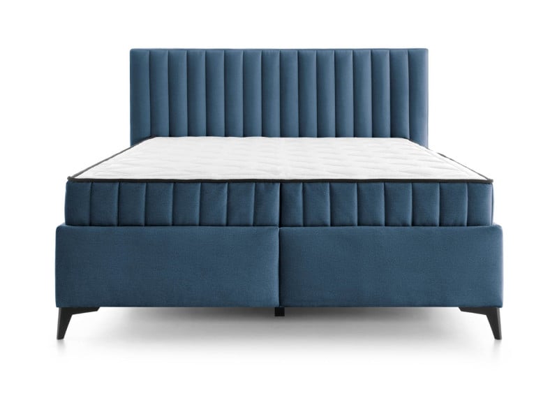 Produkt: łóżko kontynentalne Joy 160x200 z pojemnikami niebieskie