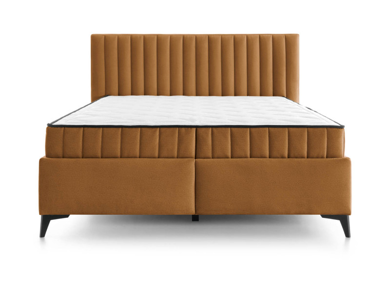 Produkt: łóżko kontynentalne Joy 160x200 z pojemnikami brązowe