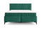 Produkt: łóżko kontynentalne Joy 160x200 z pojemnikami zielony