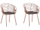 Produkt: Zestaw 2 krzeseł do jadalni miedziany HOBACK