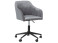 Produkt: Krzesło biurowe regulowane welurowe szare VENICE