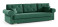 Produkt: Kanapa STAR z pojemnikiem na pościel - zielona