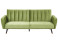 Produkt: Sofa rozkładana welurowa oliwkowa VIMMERBY