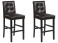 Produkt: Zestaw 2 krzeseł barowych ekoskóra brązowy MADISON